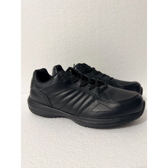 Tredsafe Enduropro Non-Slip Work Shoes Black 10W Wide Width Lightweight Oil-Resi - Picture 2 of 9